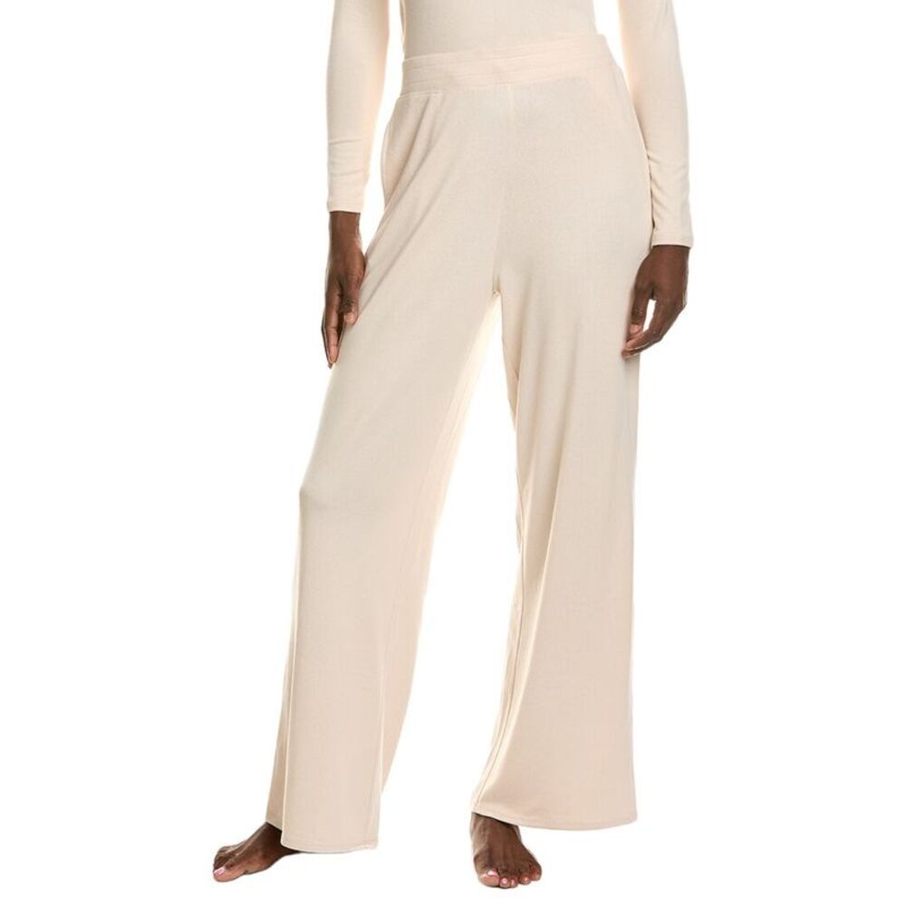 Natori Womens Bliss Essentials Wide Pant, Brown